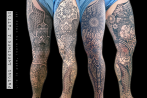 Kob - Mandala Leg Tattoo