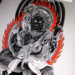 Chen - Japanese style tattoo sketch